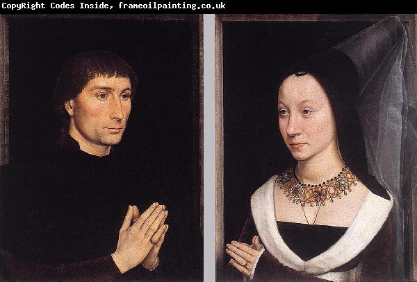 MEMLING, Hans Tommaso Portinari and his Wife wh